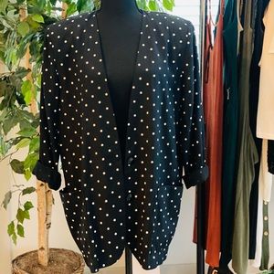 Polka dot blazer